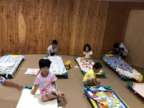 もう終わっちゃうの お泊まり会2日目 5歳児 園の様子 お知らせ 社会福祉法人幌北学園 発寒そらいろ保育園