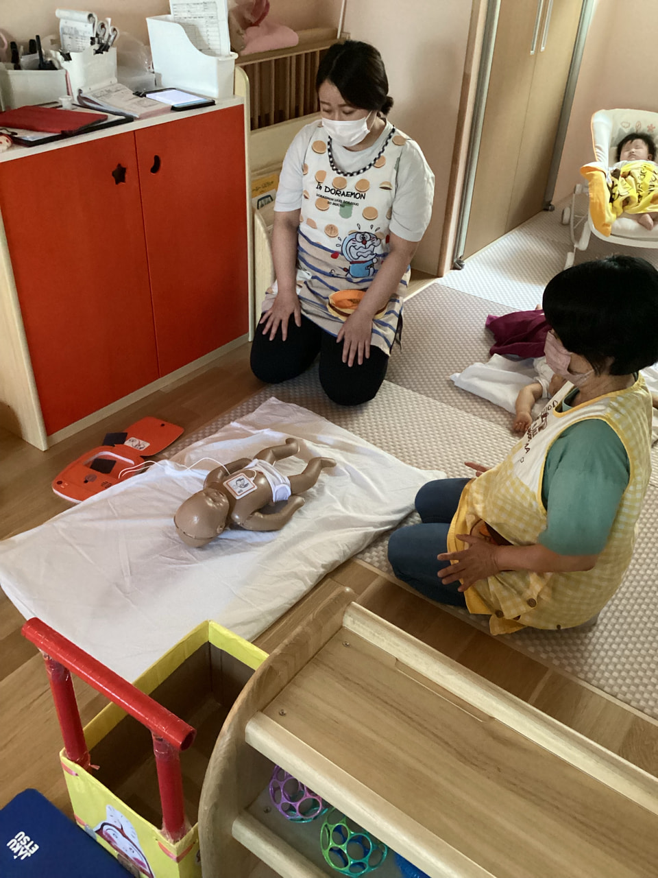 SIDS（乳幼児突然死症候群）訓練 | 園の様子 / お知らせ | 社会